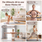 Complete Home Pilates Kit with Ring, Ball & Resistance Bands