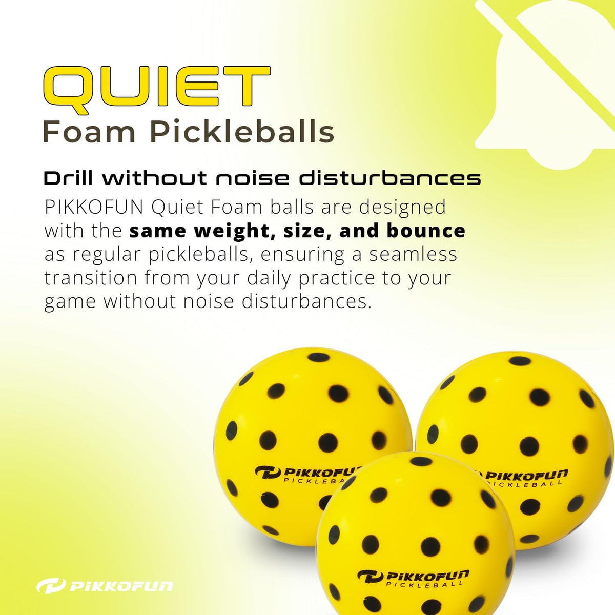 Small Mini Pickleball Net 5 Ft & Silent Pickleball Balls - Quiet Foam Pickleballs for Indoor and Outdoor Practice Bundle