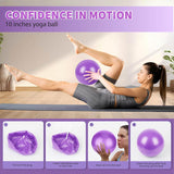 12-Piece Home Pilates Kit with Ring, Ball, Ankle Weights & Resistance Bands