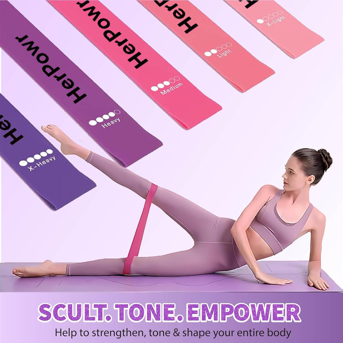12-Piece Home Pilates Kit with Ring, Ball, Ankle Weights & Resistance Bands
