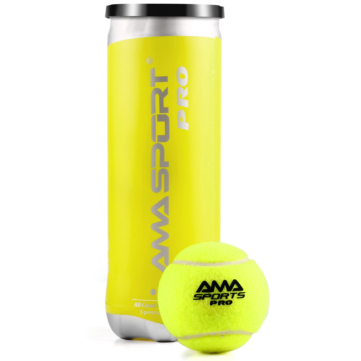 3-Pack Pressurized Padel Balls for Training & Match Play