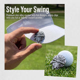 Magnetic Golf Ball Marker Hat Clip – Fun Golf Gift & Course Accessory