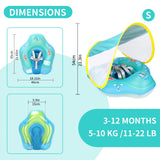 Salvavidas Inflable para Bebé con Parasol Ajustable - Accesorios de Alberca y Verano