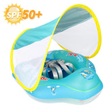 Salvavidas Inflable para Bebé con Parasol Ajustable - Accesorios de Alberca y Verano
