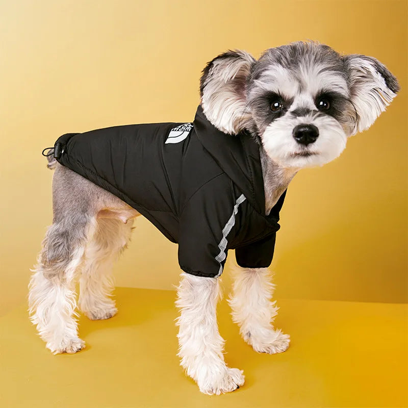 Chaqueta Térmica e Impermeable para Perros pequeños - Reflectante y Térmica con Interior de Fleece