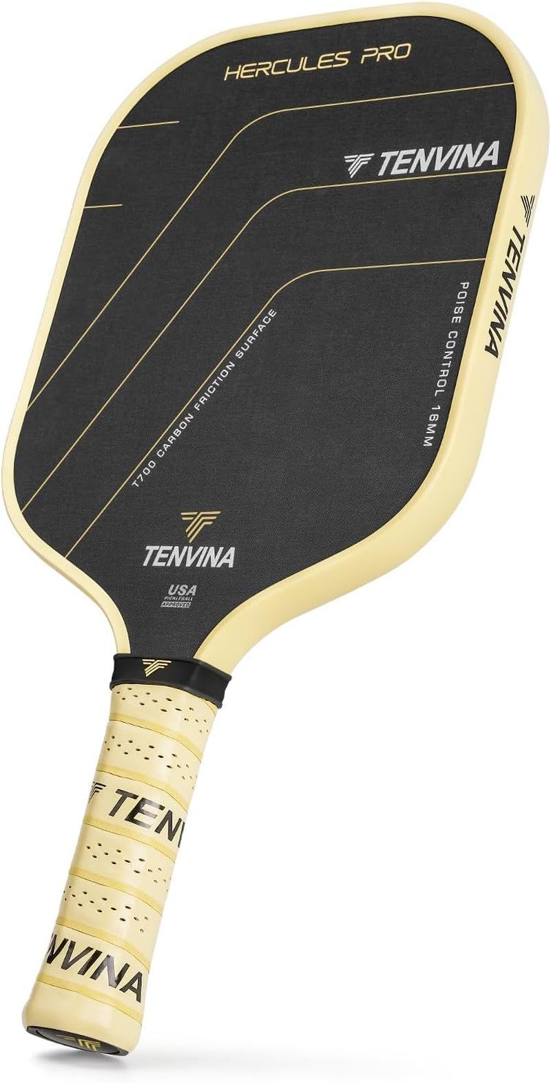 TENVINA Pickleball Paddles, Thermoformed T700SC Carbon Fiber Pickleball Paddle