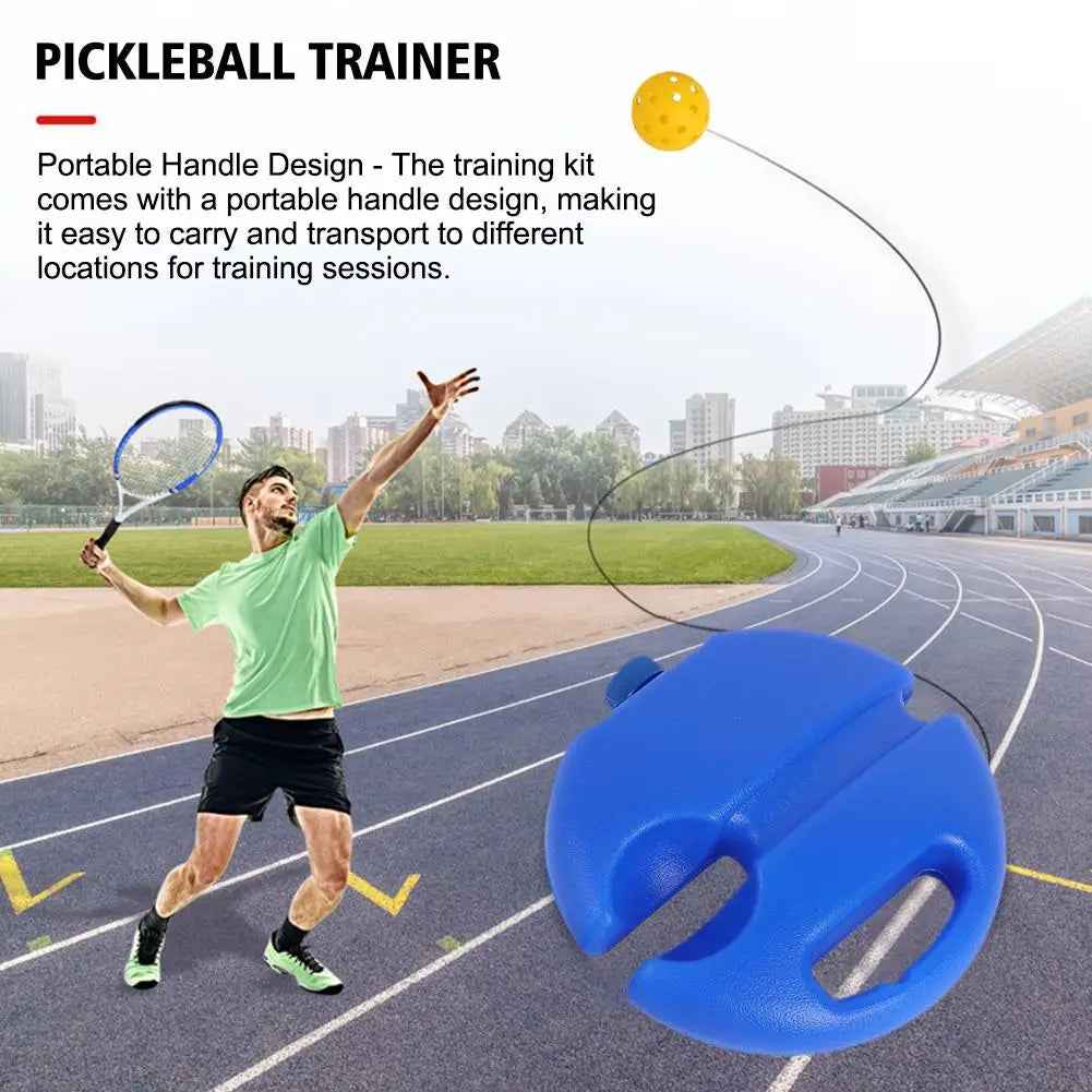 Pickleball Trainer Tennis Trainer Rebound Ball With String Baseboard Self Study Tennis Dampener Training Tool Exercise Equipment